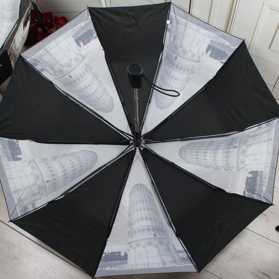 Парасолька жіноча напівавтомат місто Парасолька антивітер | Зображення 2