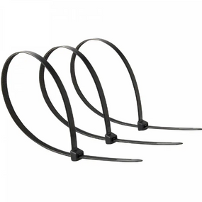 Хомут пластиковий 7,6*300мм універсальний чорний 100шт/уп Туреччина APRO