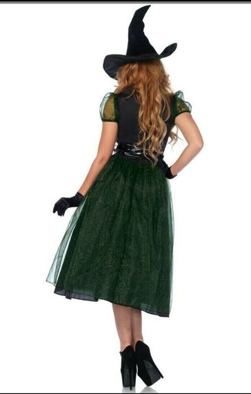 Жіночий костюм смарагдової відьми Leg Avenue Darling Spellcaster S | Зображення 1