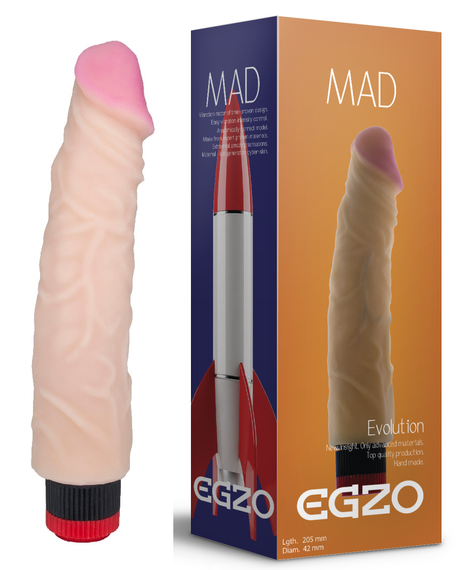Вібратор EGZO Ciberskin VNS004 ( 20,5 см х 4,2 см ) Sex Aura