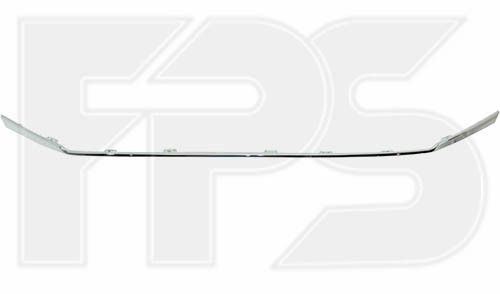 Молдинг решетки радиатора верхний хром Honda Accord 9 '15-17 седан (FPS)