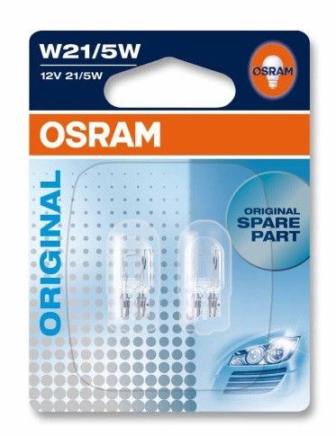 Показні лампа розжарювання OSRAM 7515-02B W21/5W 12 V W3x16q 10X2 Blister