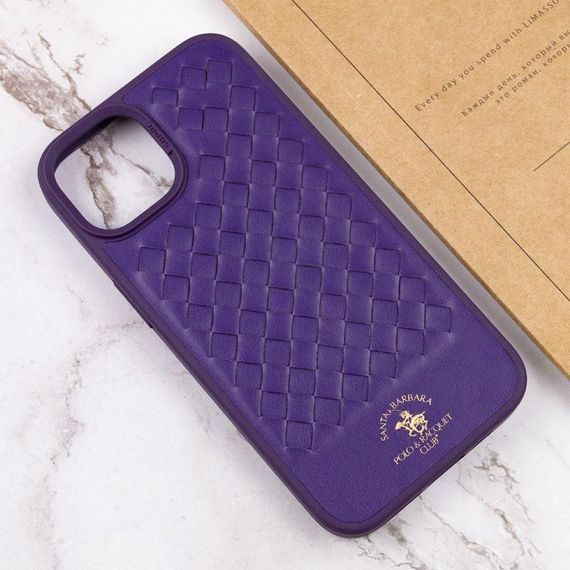 Шкіряний чохол Polo Santa Barbara для Apple iPhone 14 (6.1") Purple | Зображення 4