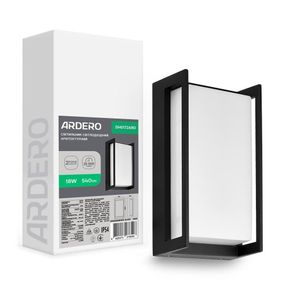 Архитектурный светодиодный накладной светильник Ardero DH0172ARD POLAR 18 Вт 3000 К, черный