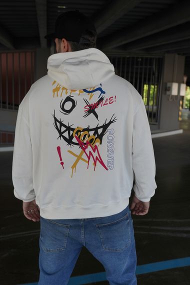 Худі з мерчем ДТФ (оверсайз)