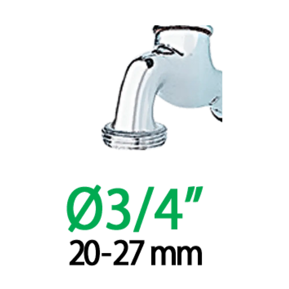 Адаптер для коннектора для поливочного шланга Claber Ergogrip 3/4"-1"В | Зображення 3