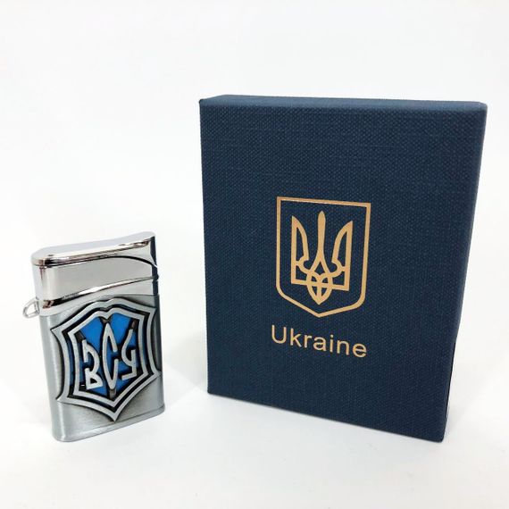 Запальничка газова ЗСУ (Подарунка, Гостро полум'я) HL-4112-4. YT-600 Колір: срібло | Зображення 2