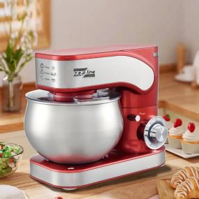 Кухонний тістоміс міксер 4в1 3500 Вт на 6 літрів Zepline з нержавіючої сталі ZP-136
