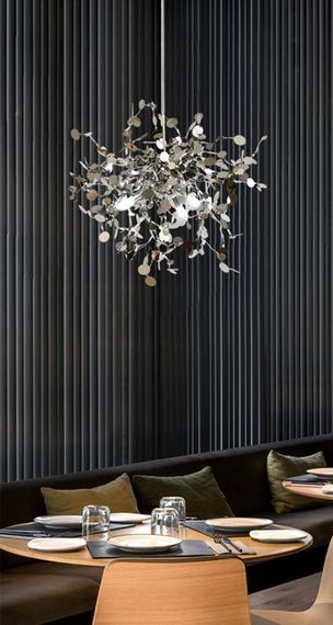 Люстра підвісна на 3 лампочки 27345 Хром 50-200х50х50 см. | Зображення 2