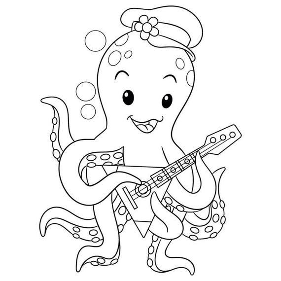 Детская раскраска на холсте "Гитарист" 15076-AC 25х30 см | Зображення 1