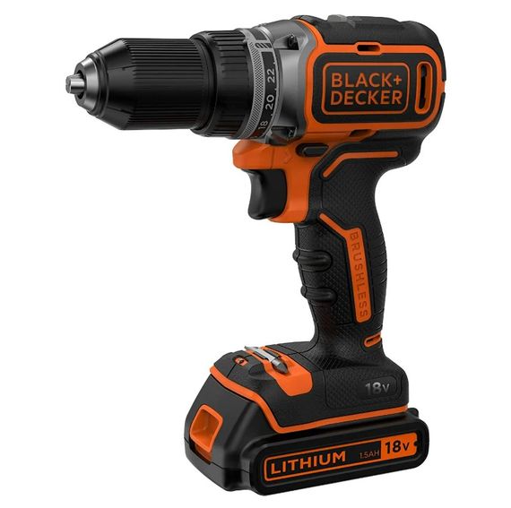 Акумуляторний дриль-шурупокрут Black&Decker з АКБ та ЗП BL186KB