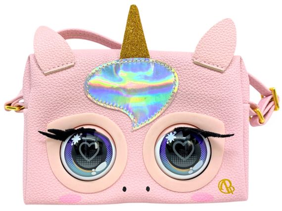 Сумочка Purse Pets одноріг Гламікорн кліпають очі видає звуки та мелодії рожева | Зображення 3