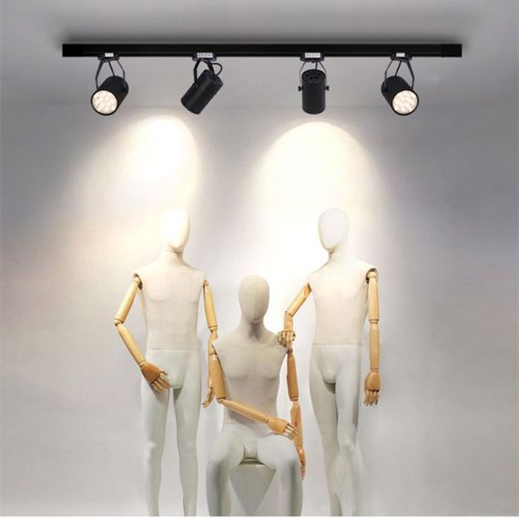 Светильник трековый поворотный LED 422/12W WW BK | Зображення 4