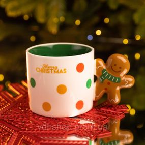 Чашка порцелянова новорічна Merry Christmas 350 (мл) Yiwu FM-CS-51WGR