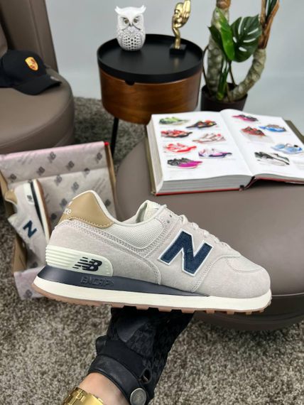 Чоловічі кросівки New 574 Light Grey Navy , В'єтнам A4202 42 27.5 | Зображення 1