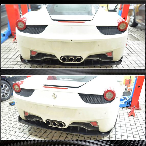 Спойлер V3 (2011-2013, Карбон) для Ferrari 458 Italia рр | Зображення 3