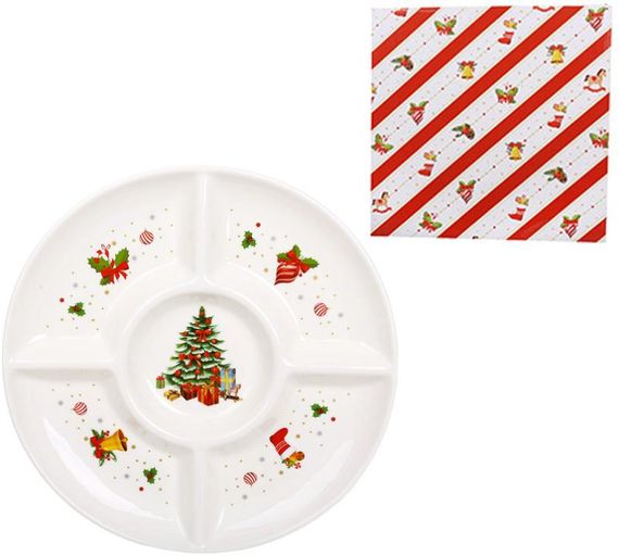 Мінажниця порцелянова "Candyland" Ø30см 5-ти секційна | Зображення 1