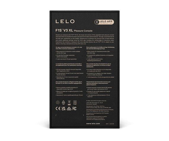 Смарт-мастурбатор LELO F1S V3 XL Red, увеличенный, 2 мотора, 8 режимов, стимуляция звуковыми волнами sexstyle | Зображення 4
