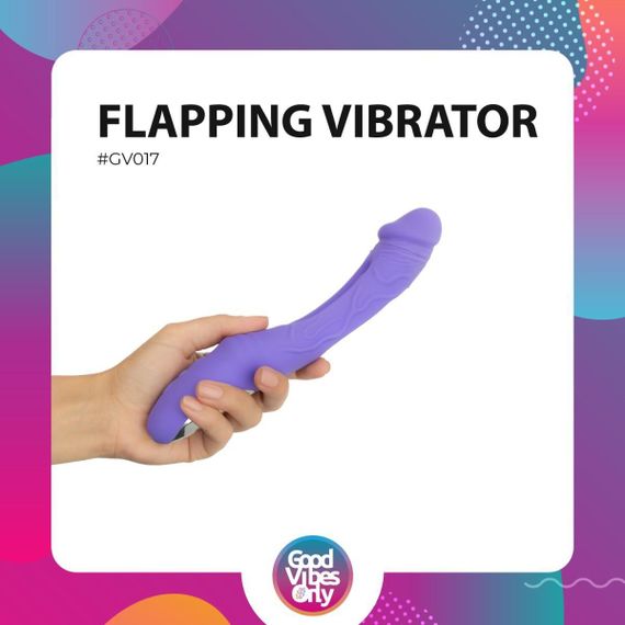 Вібратор Good Vibes Only - Flax Vibrating Dildo with G-Spot Stimulator Sex Aura | Зображення 8
