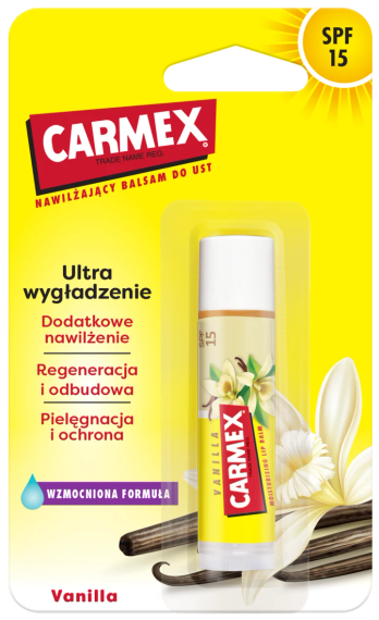 Зволожувальний бальзам для губ CARMEX, SPF 15 Vanilla