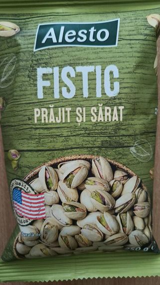 Фисташки соленые Alesto, 250 г, Германия, зеленые