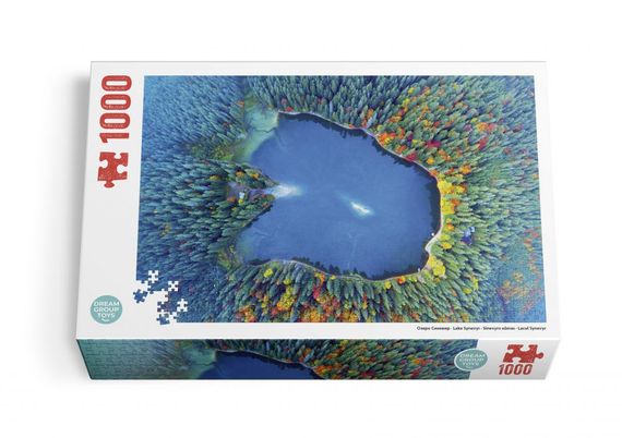 Пазл "Озеро Синевир" 1000 элементов TRFL_UA/1 DGT-PUZZLE, в коробке (4820266221324) | Зображення 7