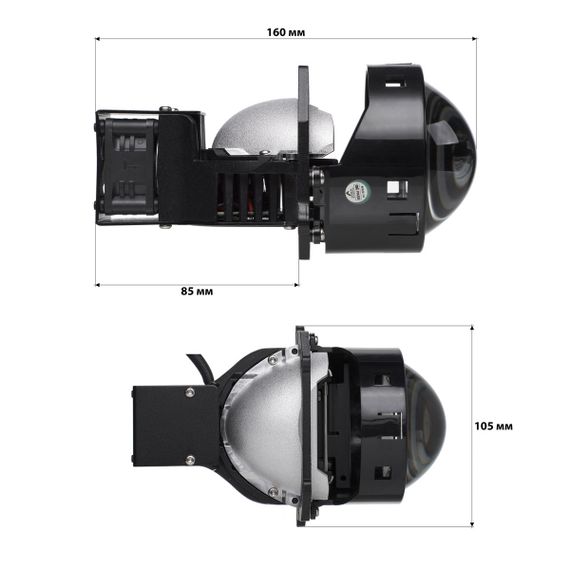 Комплект світлодіодних лінз StarLight ALPD-12-04 Bi-LED | Зображення 5