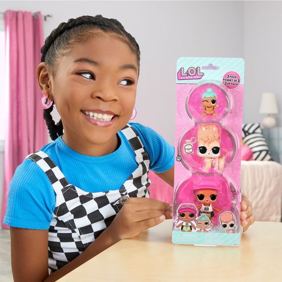 Набір ігрових фігурок Спайки, Кітті, Ліл Дженні L.O.L. Surprise! 987895 серії «OPP Tot + Pet + Lil Sis» | Зображення 3