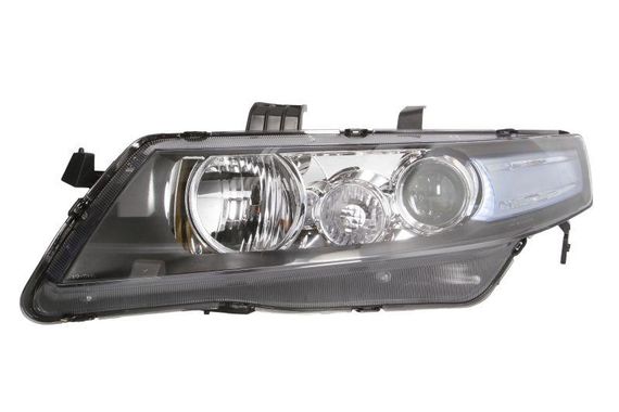 Фара Передняя Honda Accord 2005-2008 Правая H1/H1  Электро регулировка .Черная Рамка