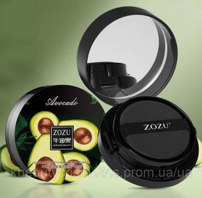 Кушон + пудра ZOZU Avocado Beauty ПАЛІТРА 8 г + 12 г №01 (Ivory)