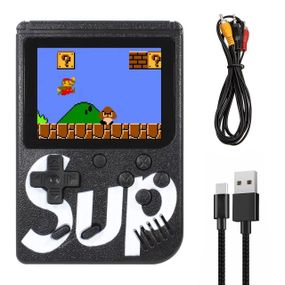 Игровая ретро приставка 8 бит, на 400 игр, SUP Game Box, цвет  Рандом / Портативная игровая консоль / Денди