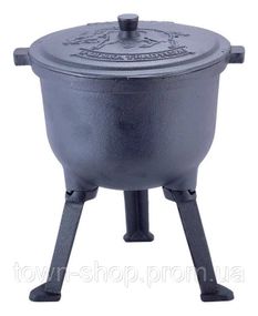 Казан чугунный Kamille Camping 4л, на ножках KM-4800V
