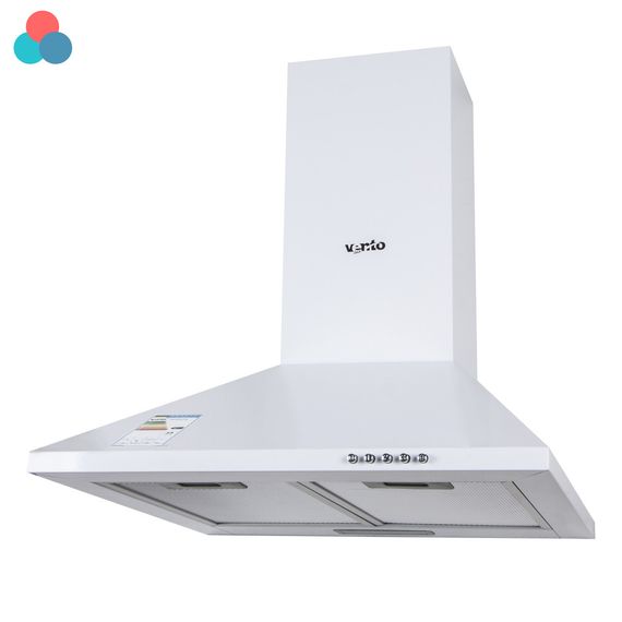 Кухонная вытяжка каминная 50 см белая VENTOLUX LIDO 50 WH (700) | Зображення 2