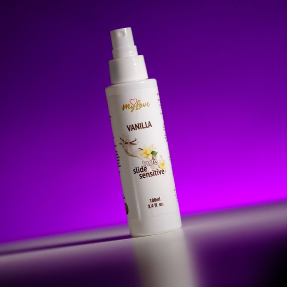 Інтимний гель-лубрикант - MyLove Taste Slide Sensitive Vanilla, 100 мл | Зображення 1