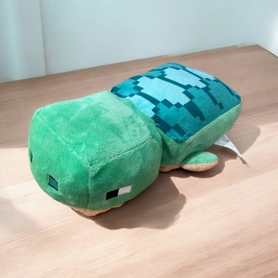 М'яка іграшка Зелена Черепаха з Майнкрафту 20 см, маленька подушка-іграшка для шанувальників Minecraft | Зображення 8