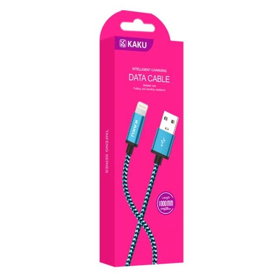 USB кабель Kaku KSC-107 USB - Lightning 1m - Blue | Зображення 2
