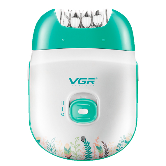 Епілятор жіночий акумуляторний з підсвічуванням VGR V-726 | Зображення 1