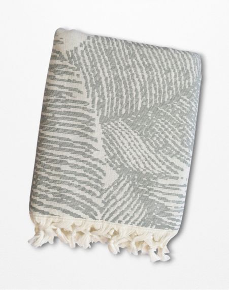Полотенце пляжное пештемаль Pupilla 90 х 170 см, Maxel Gri
