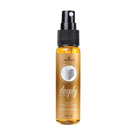 Спрей для мінету Sensuva Deeply Love You Salted Caramel (29 мл), для глибокого мінету Sex Aura
