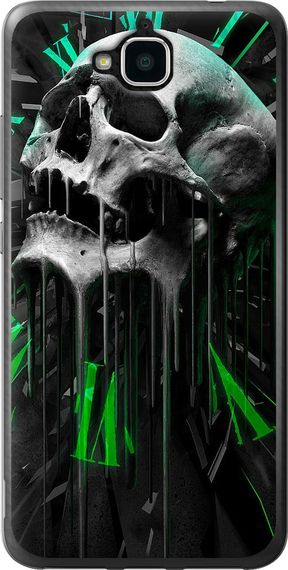 Чехол на Huawei Enjoy 5 Череп-часы "4100u-475-17620"