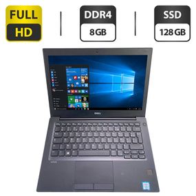 Нетбук Dell Latitude 7280 / 12.5" (1920x1080) IPS / Intel Core i5-7200U (2 (4) ядра по 2.5 - 3.1 GHz) / 8 GB DDR4 / 128 GB SSD / Intel HD Graphics 620 / WebCam б/в