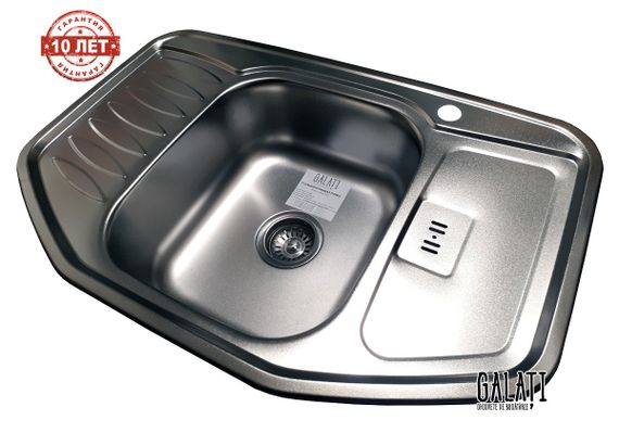 Кухонная мойка GALATI Rampă Satin | Зображення 1