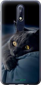 Чохол на Nokia 7.1 Димчастий кіт "825u-1593-2448"