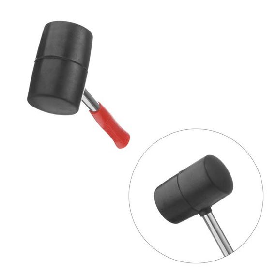 Киянка гумова 680 г, чорна INTERTOOL HT-0232 | Зображення 3