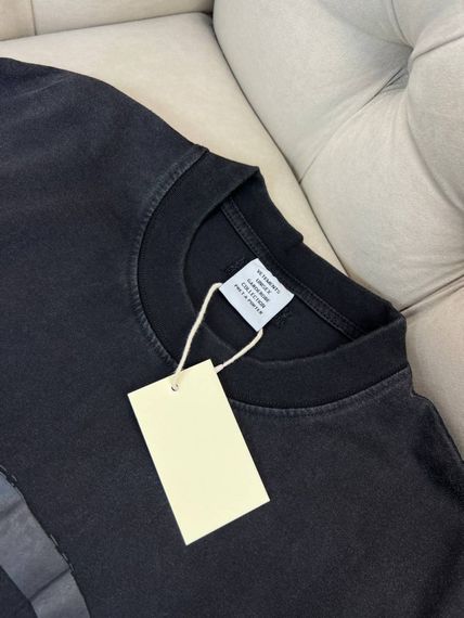 Футболка Vetements Graphitic print чоловіча темно-сіра бавовна оверсайз f721 | Зображення 6