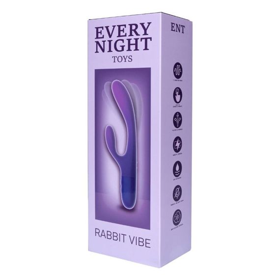 Вібратор кролик Every Night Toys для точки G, синьо-фіолетовий градієнт Sex Aura | Зображення 2