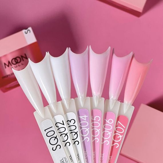 Гель для наращивания Moon Full Builder Gel №SQ03 молочний без HEMA та TPO, гіпоалергенний 30мл | Зображення 3