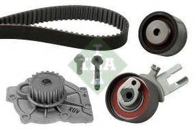 Водяний насос + комплект ременя ГРМ VOLVO XC90 I D3D5 0602 - 0115 (Вир-во INA) INA 530058230 на VOLVO V60