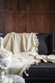 Плед Issimo Decon 170×230 см. Naturel