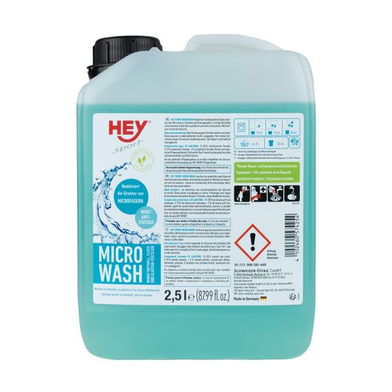 Прання виробів з мікроволокон та фліса HeySport Micro Wash 2,5 l (20742600)